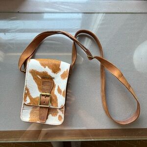 Dr. Martens Leather Cowhide Crossbody Bag